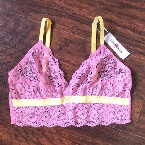 Cosabella Renata Bralette in Moonlight Mauve Sz M
